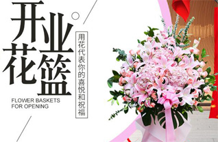 浙江省绍兴越城区蕺山街道龙洲花园社区花篮配送